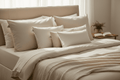 100% Cotton Pillow Covers in inviting bedroom setting