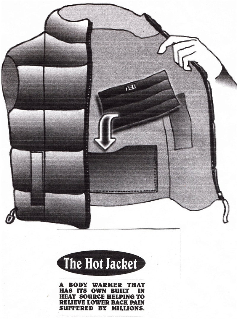 Handmade Heated Hot Jacket with Essential Oils — Natural Back Warmth