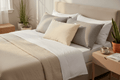 Organic Buckwheat Pillow in wellness bedroom setting