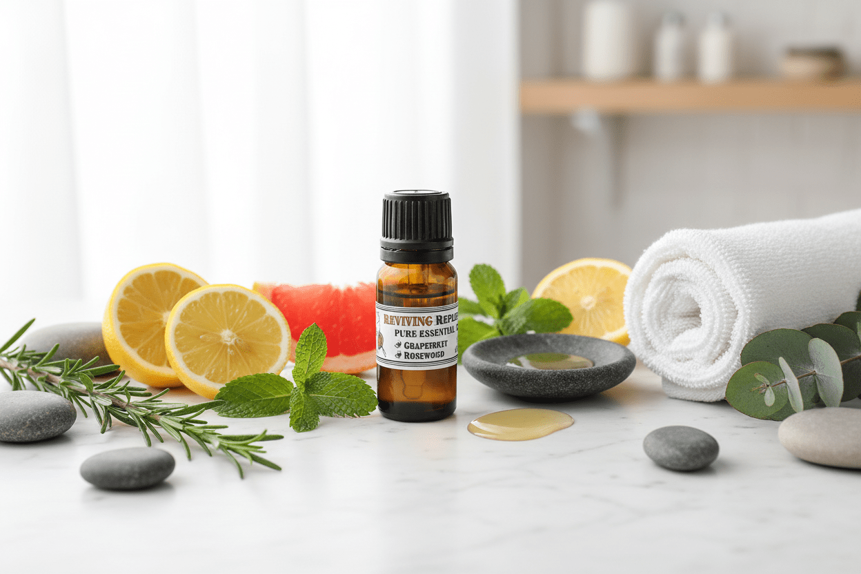 Replenishment Oil Reviving Blend in energizing wellness setting