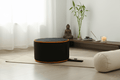 Straight-Side Zafu Meditation Cushion in serene meditation space