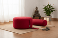 Straight-Side Zafu Meditation Cushion Smaller Size in serene meditation space